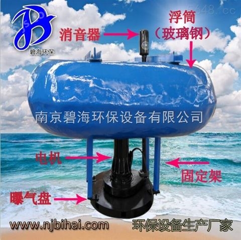 浮筒潜水曝气机 免安装活动型潜浮式曝气设备