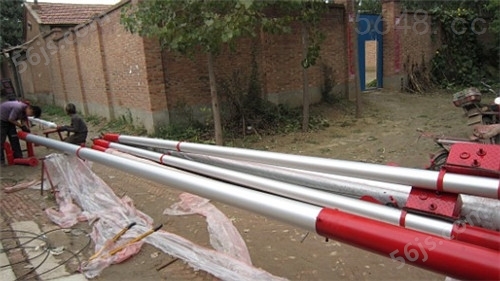 铝合金通信杆管式抱杆使用方法