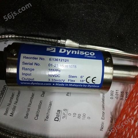 Dynisco丹尼斯克压力传感器G860-310-20M